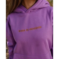 purple hoodie