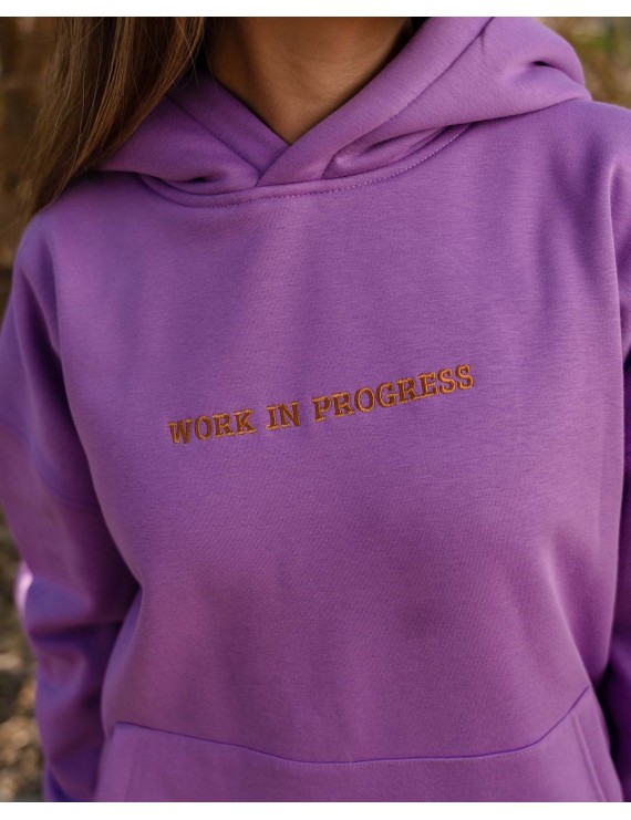 purple hoodie