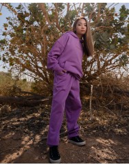 purple hoodie